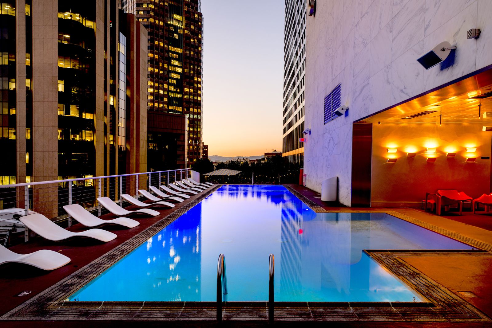Rooftop pool