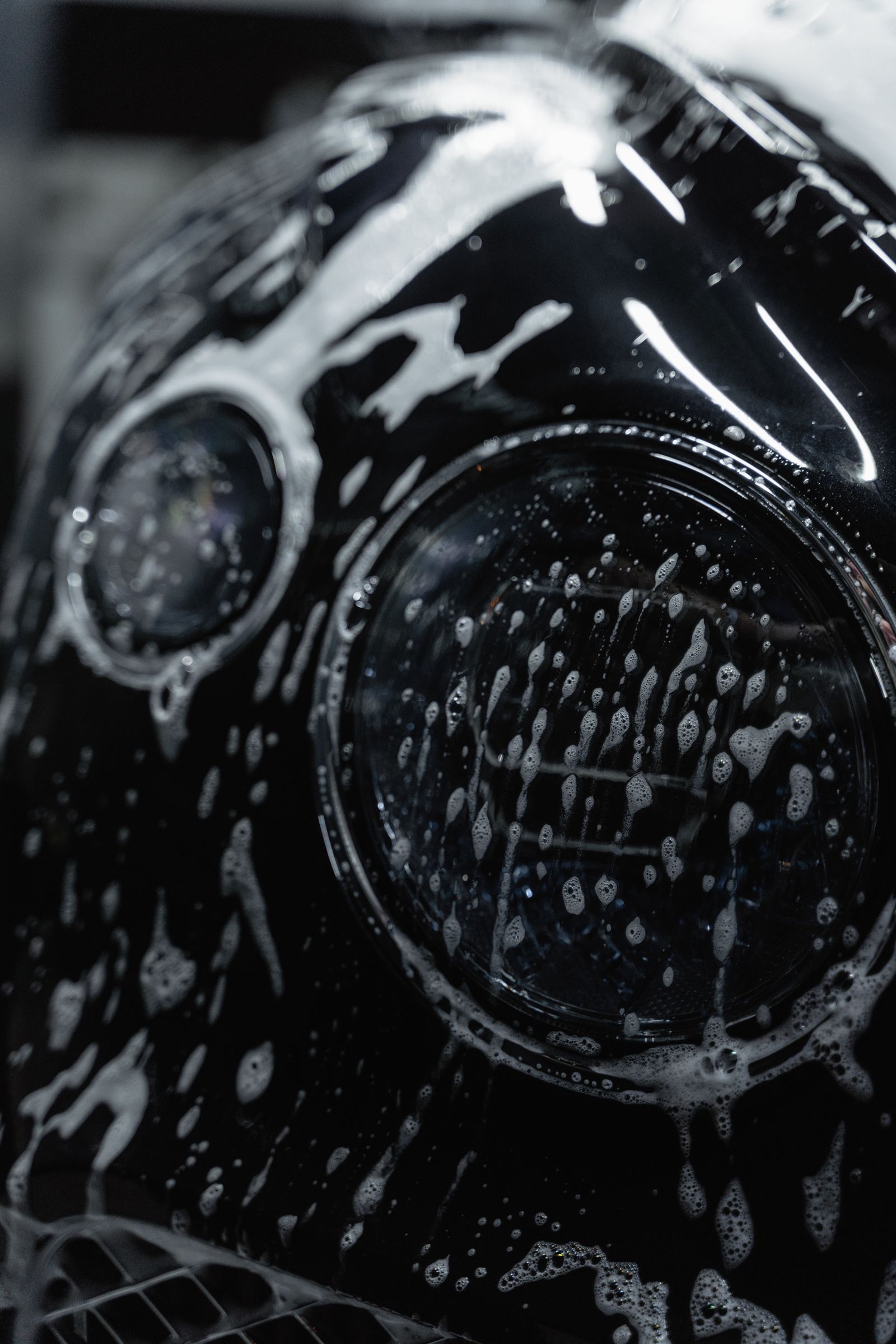 Headlight close up